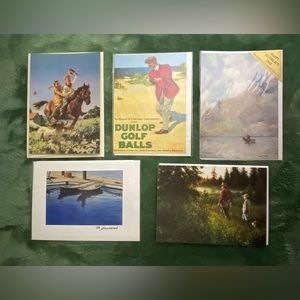 Five wonderful vintage cards for Father